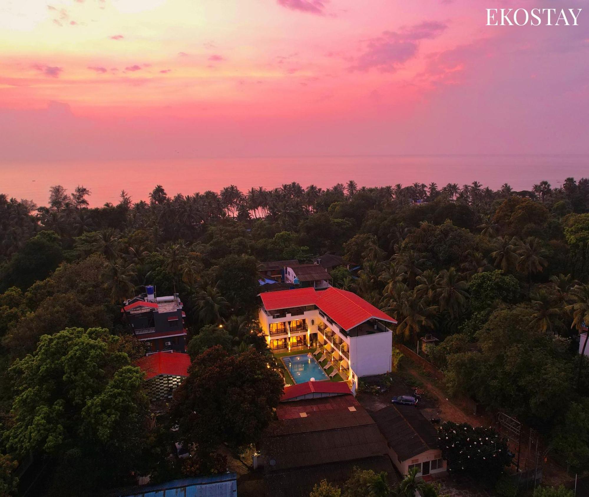 Ekostay Gold Sea Shore Villa I Rooftop Turf I 100 Meters Away From The Beach Alībāg Extérieur photo