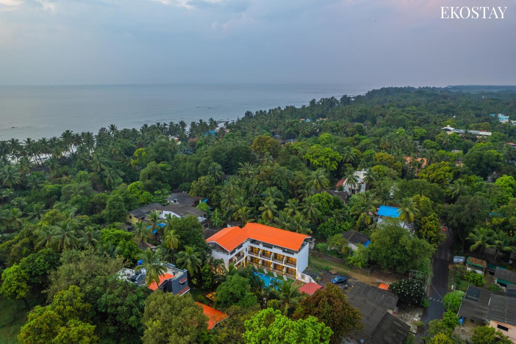 Ekostay Gold Sea Shore Villa I Rooftop Turf I 100 Meters Away From The Beach Alībāg Extérieur photo